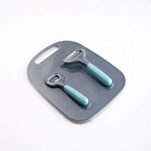 Charger l'image dans la galerie, Gadget de cuisine manuel multifonctionnel broyeur à glace en acier inoxydable pour usage domestique transparent et gris