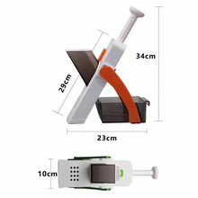 Charger l'image dans la galerie, SliceMaster coupe-légumes multifonction avec râpe réglable pour tranches variées et facile à nettoyer