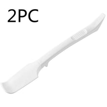 Charger l'image dans la galerie, Éplucheur de cuisine multifonctionnel orange avec tête en silicone pour grattoir et nettoyage des sauces