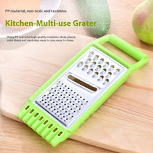 Charger l'image dans la galerie, Râpe manuelle en acier inoxydable pour légumes avec manche coloré multifonctionnelle