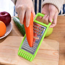 Charger l'image dans la galerie, Râpe multifonction en acier inoxydable avec manche à légumes coloré pour cuisine
